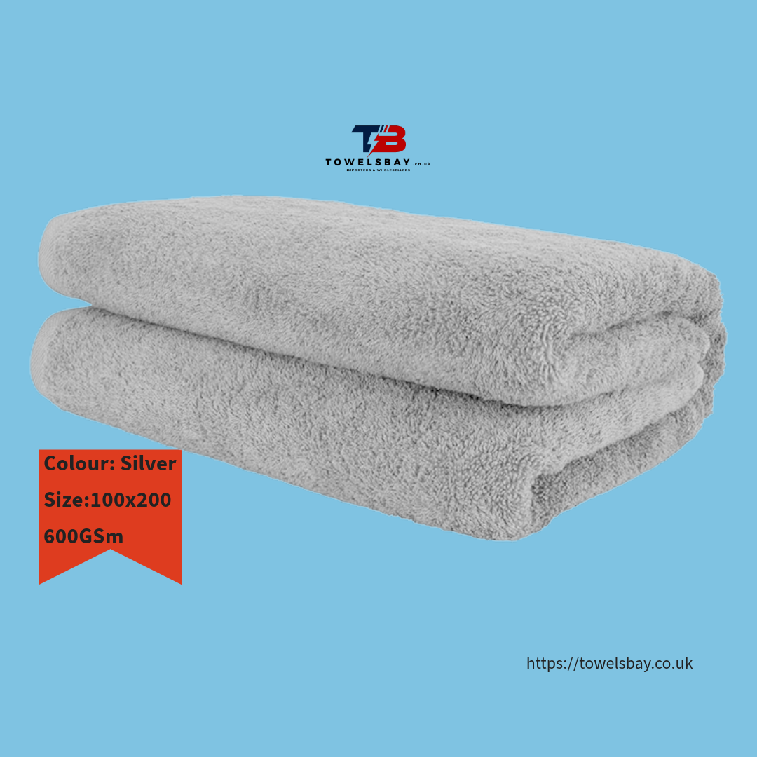 600GSM Extra Large Bath Sheet100x200cm Towelsbay