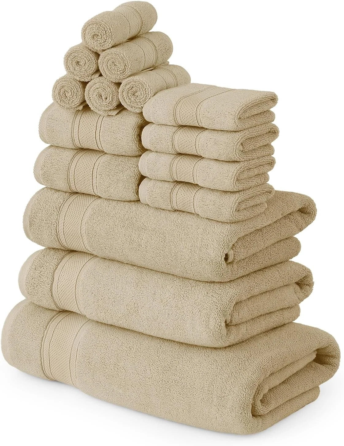 Luxury Towels Set 800 GSM Bath Sheets 100% Egyptian Cotton Face Hand Bath Towels