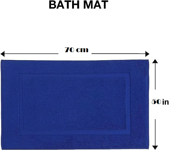 Pack of 2 Luxury Bath Mat Set Super Soft 750-GSM Washable Bath Mat