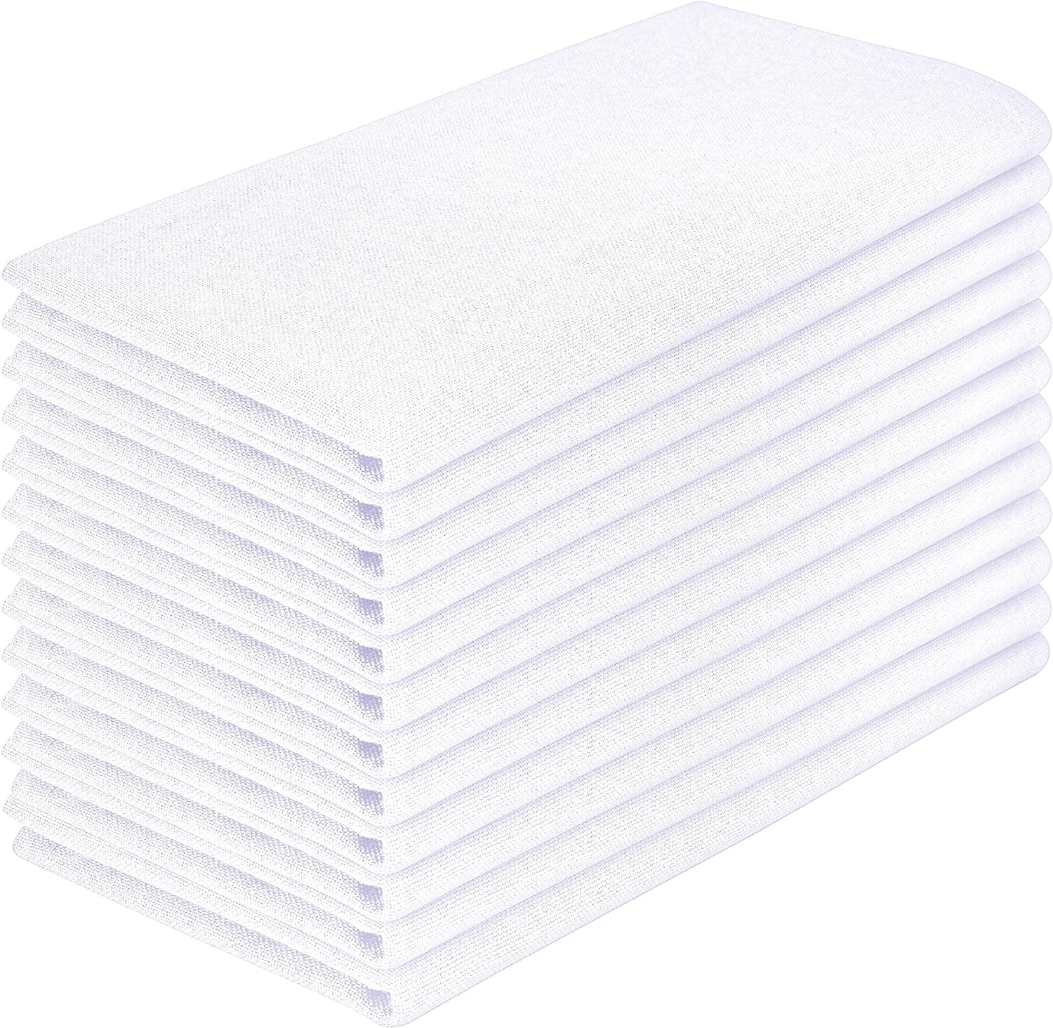 Pack of 50 Luxury Cotton Napkins Large Size Hotel Quality Table Linen Dinner Party Napkins