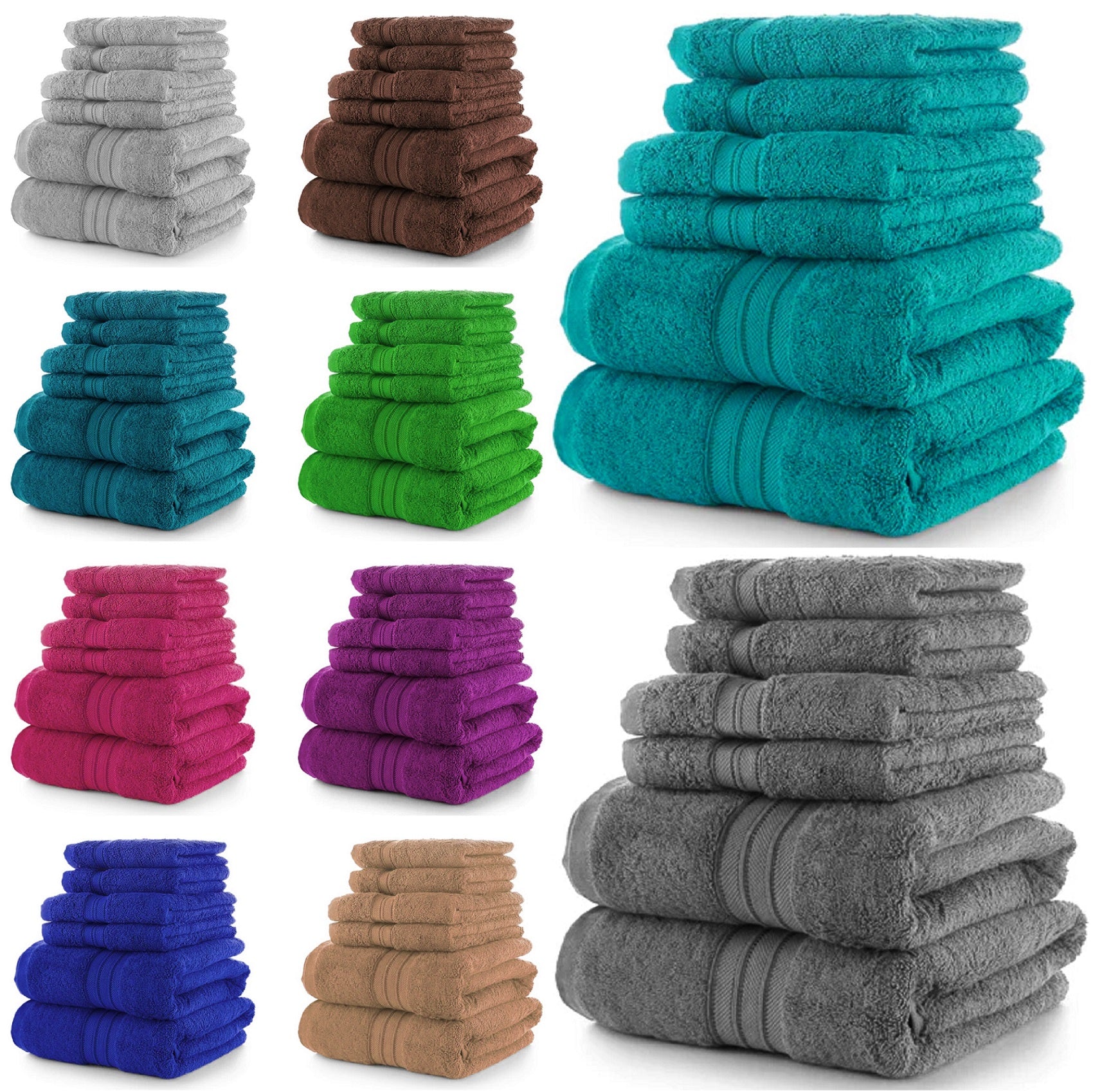 Treat Yourself to Luxury With This 4 Piece Super Soft 800 GSM Towel Set