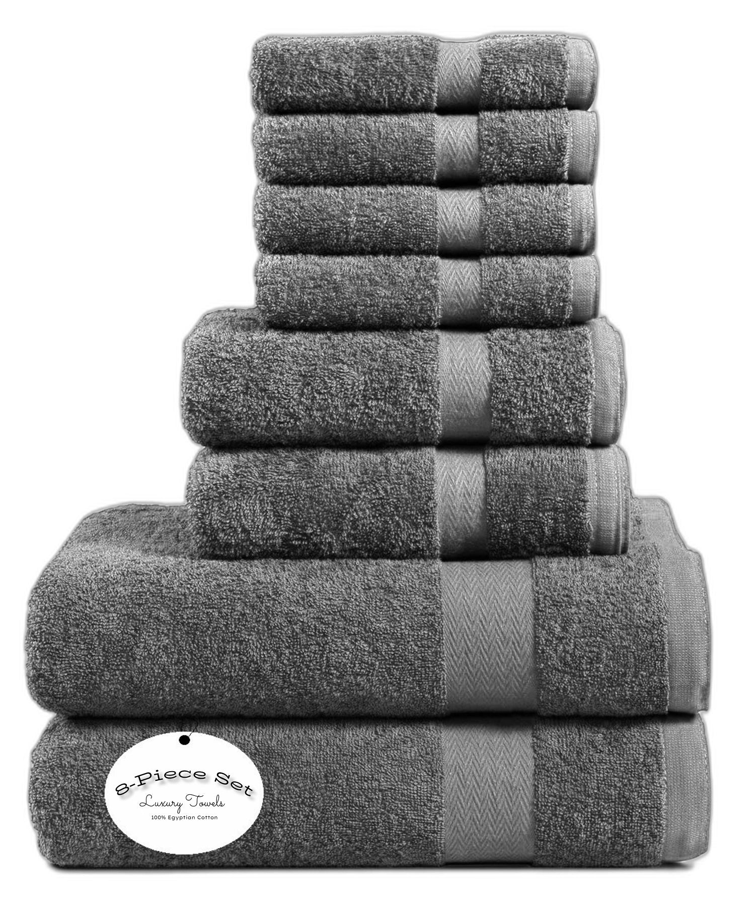 Soft and fluffy very absorbent bath towels