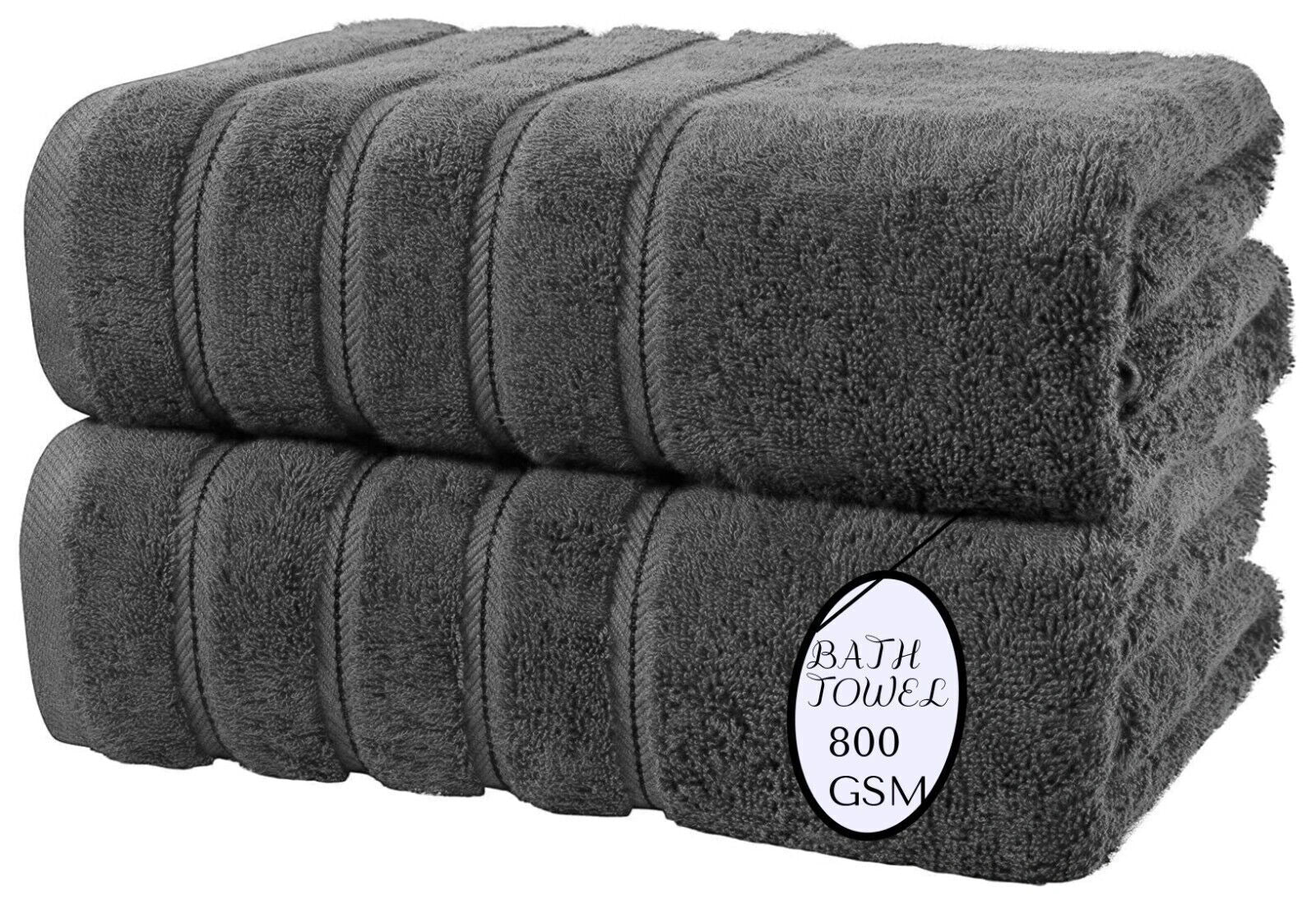 EXTRA LARGE SUPER JUMBO BATH TOWEL 70 X 130 cm. 100% EGYPTIAN COTTON Bath Sheets 800 GSM Towels