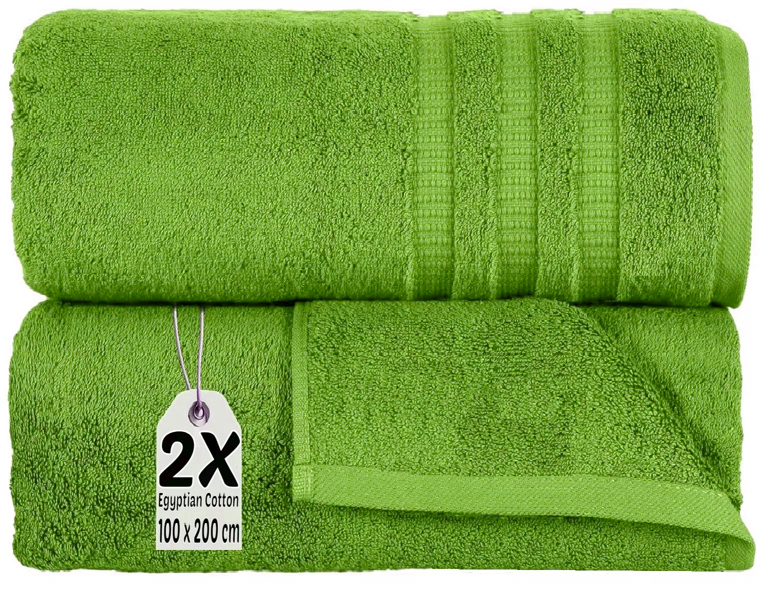 Fluffy 600GSM Jumbo Bath Sheets - Ultra-Soft Cotton Set