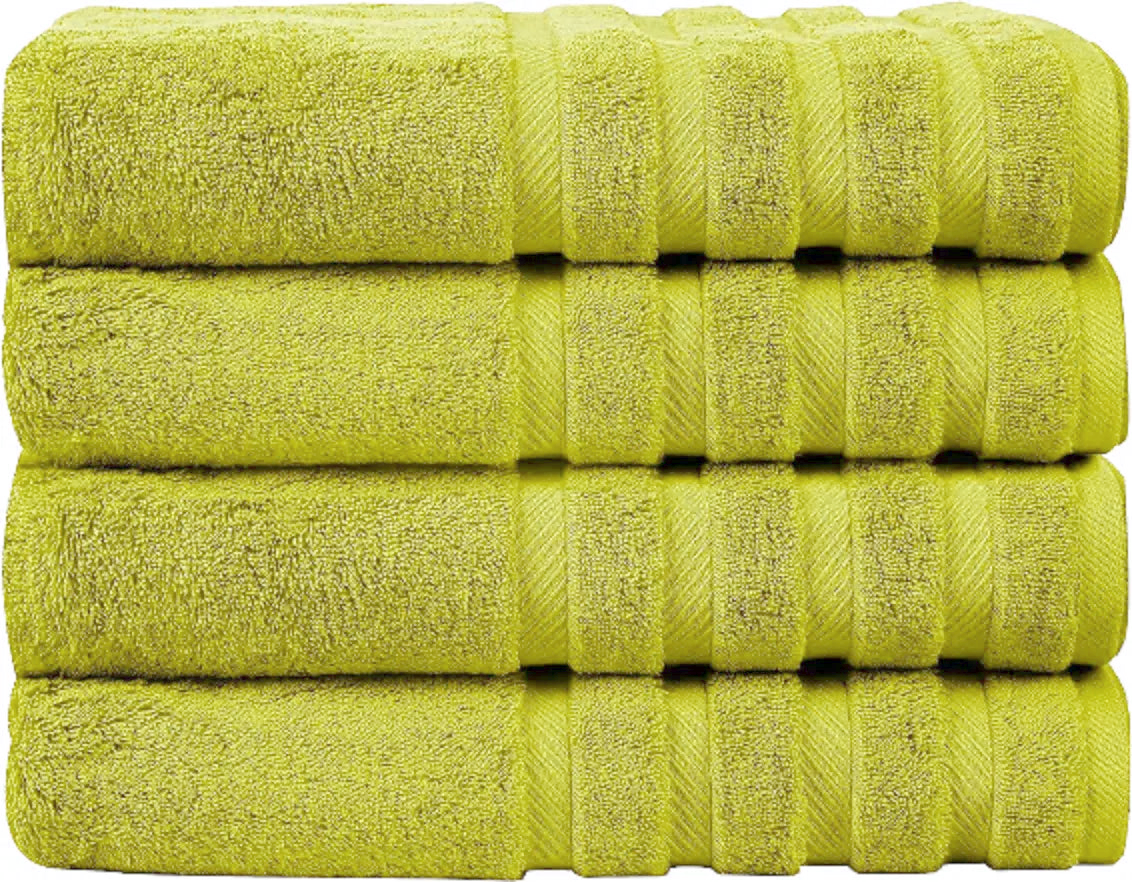 Pack of 4 - XL Giant Bath Towels, 100% Egyptian Cotton, 85 x 165 cm