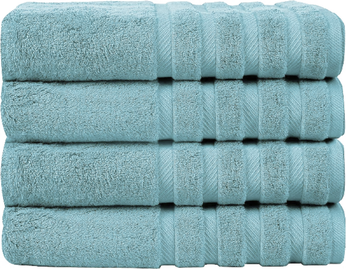 Pack of 4 - XL Giant Bath Towels, 100% Egyptian Cotton, 85 x 165 cm