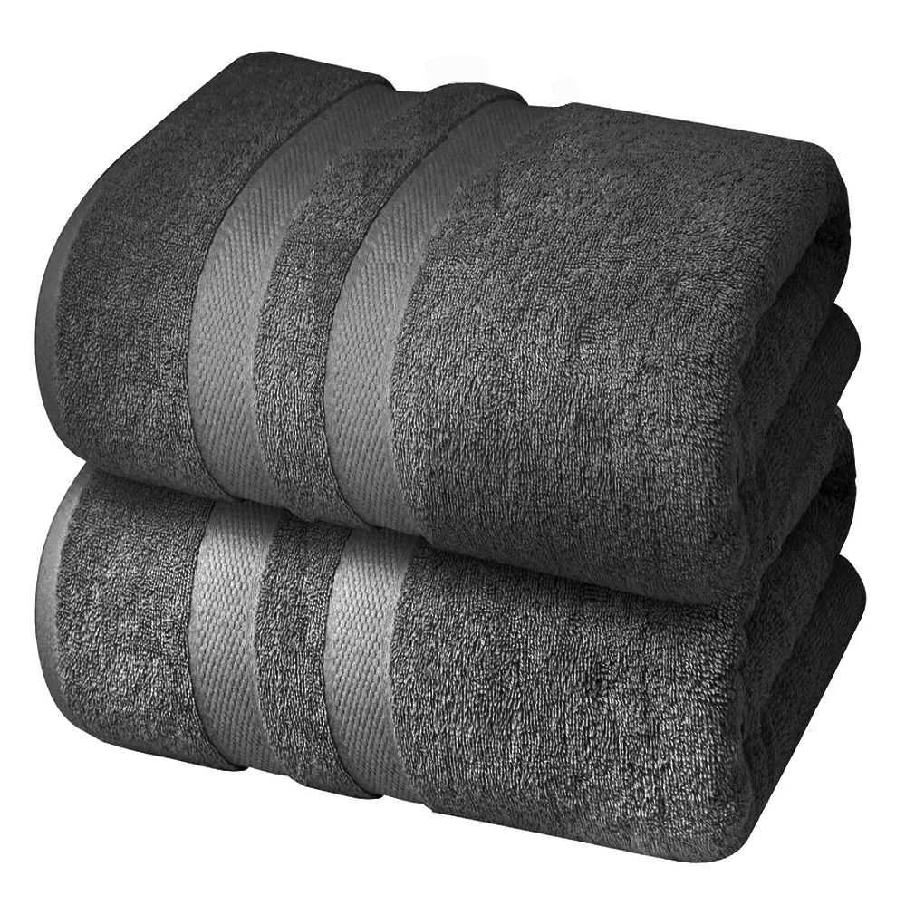 2Piece Extra Large Jumbo Bath Sheets 100% Egyptian Cotton Bath Towels Sheets