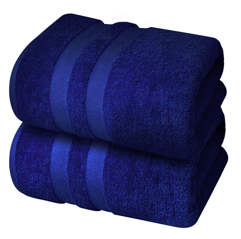2Piece Extra Large Jumbo Bath Sheets 100% Egyptian Cotton Bath Towels Sheets