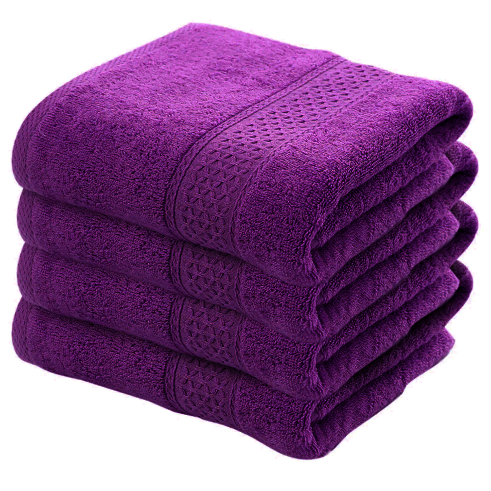 4X Bath Sheets Towels 75 X 150 cm 100% Egyptian Cotton Big Bathroom Towels 500GSM Towels - Towelsbay