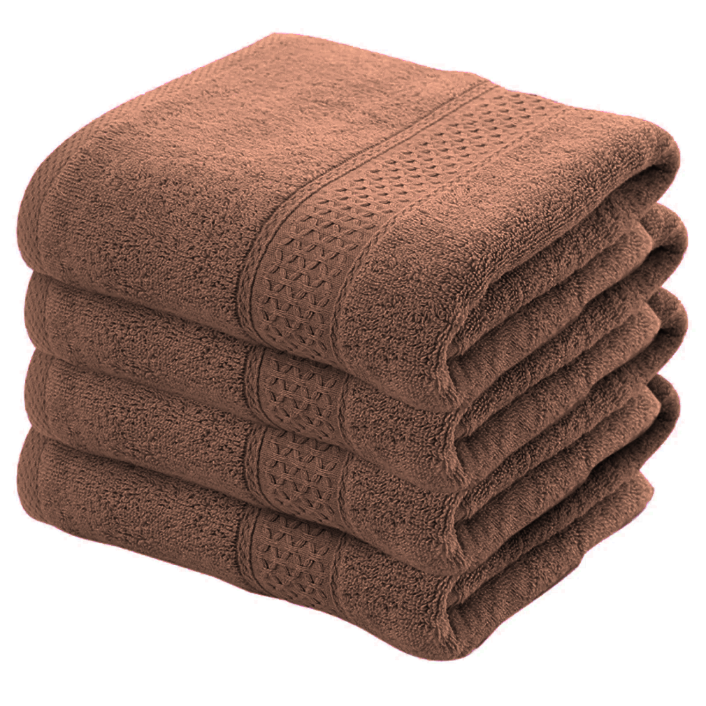 4X Bath Sheets Towels  75 X 150 cm 100% Egyptian Cotton Big Bathroom Towels 500GSM Towels