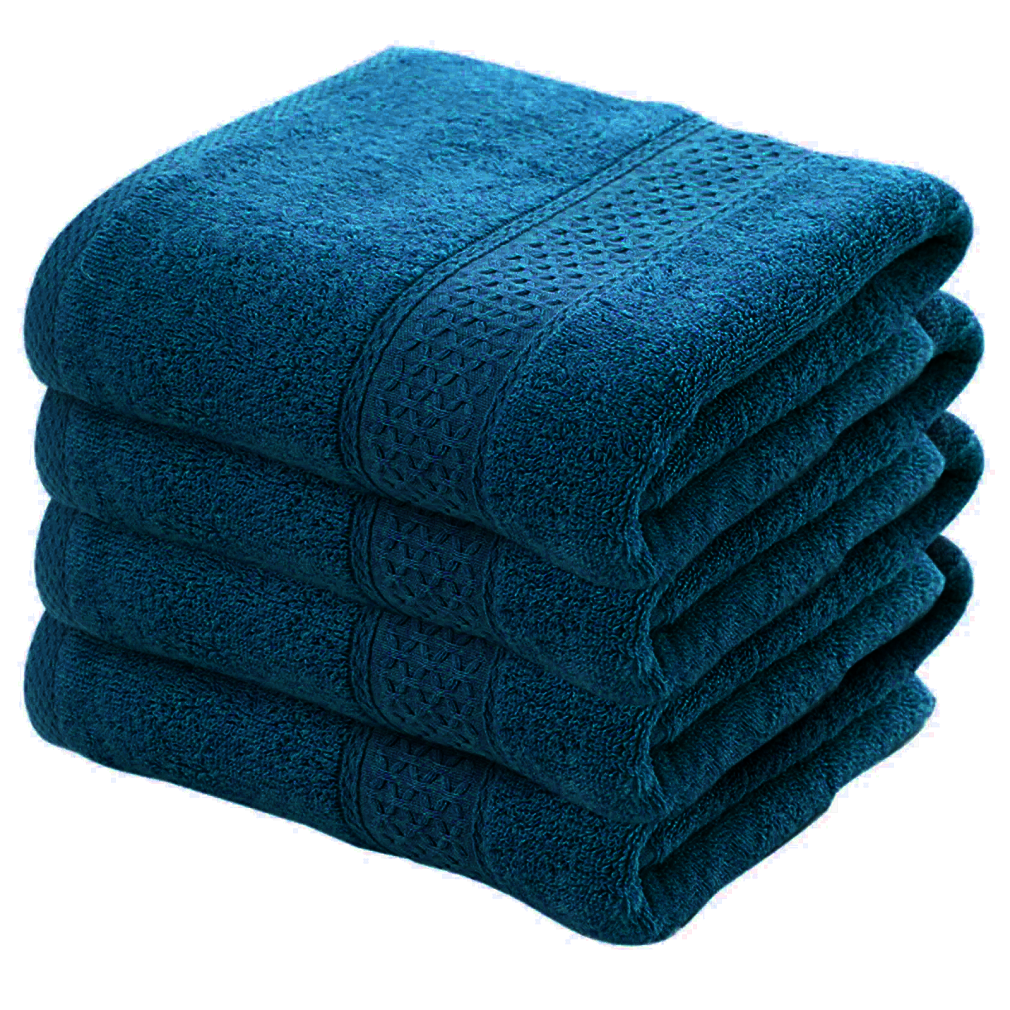 4X Bath Sheets Towels  75 X 150 cm 100% Egyptian Cotton Big Bathroom Towels 500GSM Towels