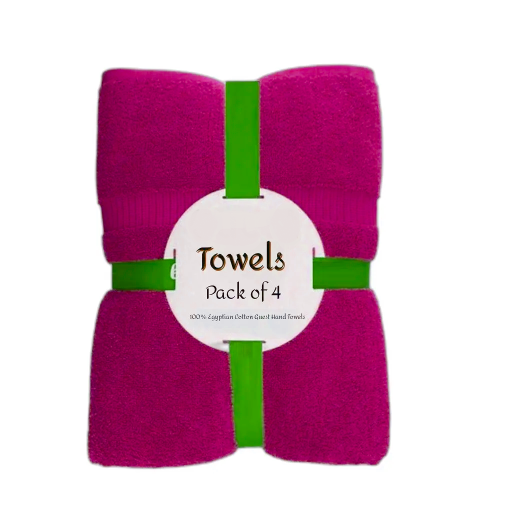 Luxury at Your Fingertips: Buy the Set of 4 High Quality 100% Cotton Hand Towels