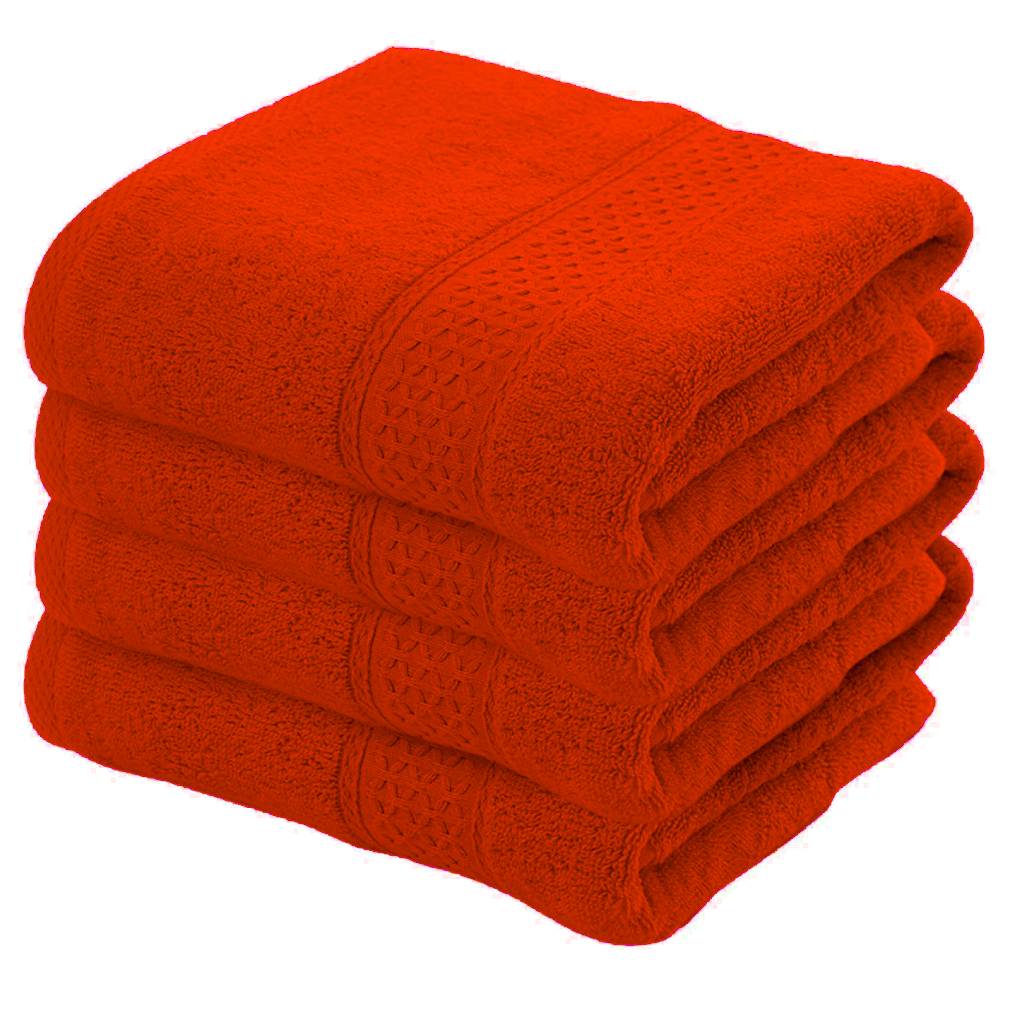 4X Bath Sheets Towels 75 X 150 cm 100% Egyptian Cotton Big Bathroom Towels 500GSM Towels - Towelsbay