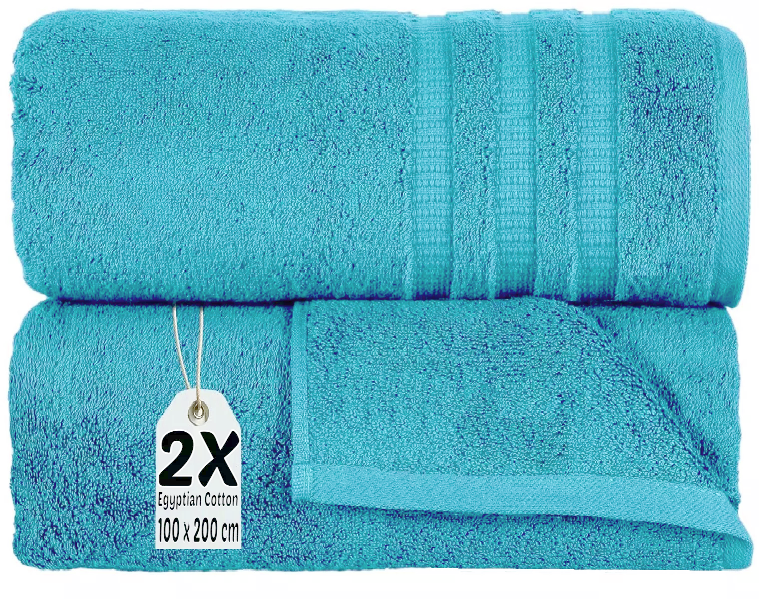 Luxury Hotel-Quality Jumbo Towels - 100% Egyptian Cotton