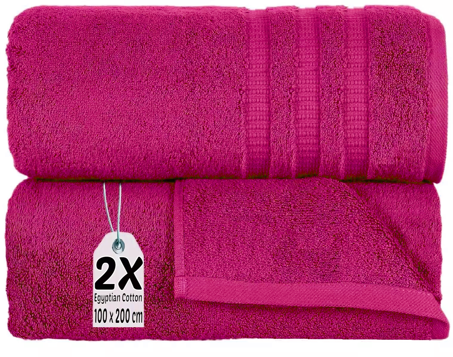 Jumbo Egyptian Cotton Bath Sheets - High GSM Soft Towels