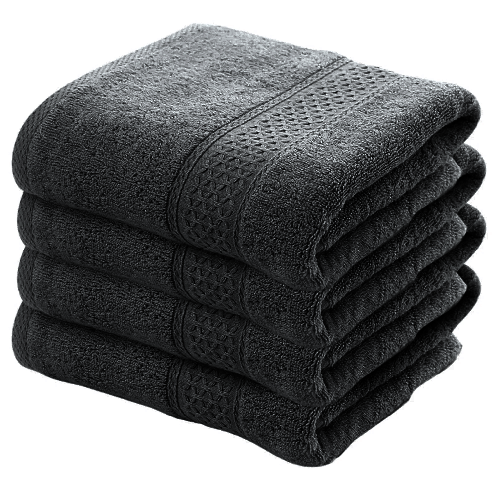 4X Bath Sheets Towels 75 X 150 cm 100% Egyptian Cotton Big Bathroom Towels 500GSM Towels - Towelsbay