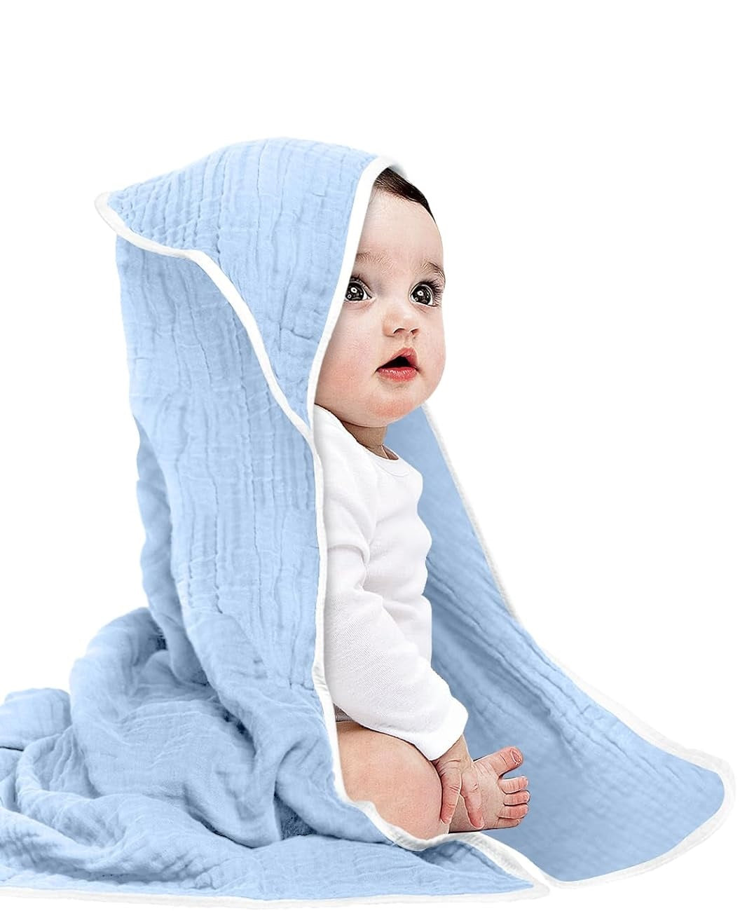 Toddler Baby Hooded Towel 100% Cotton Soft Newborn Kids Bathrobe Baby Towel Wrap