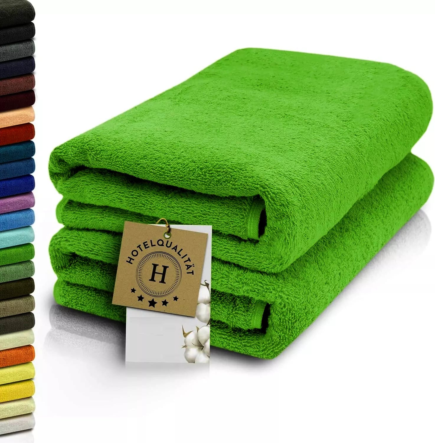 2 X Large Jumbo Bath Sheets 100% Egyptian Cotton Soft Big Bath Towels Set 500GSM