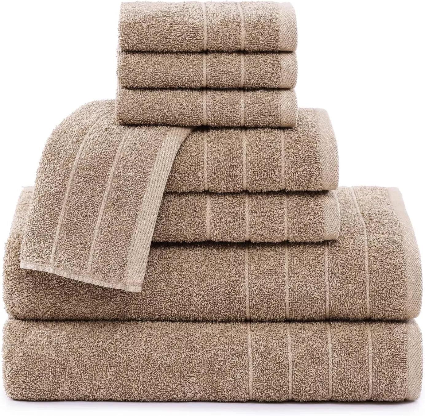 Indulge in Luxury with Our 100%Egyptian Cotton 6Piece Towel Set 700GSM