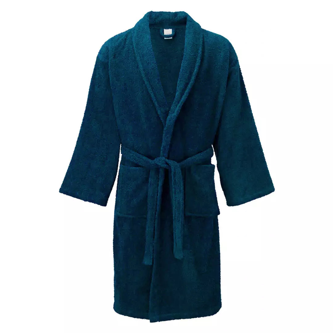 Unisex Shawl Bath Robe in 100% Egyptian Cotton Terry Towels: The Greatest Comfort Towelsbay