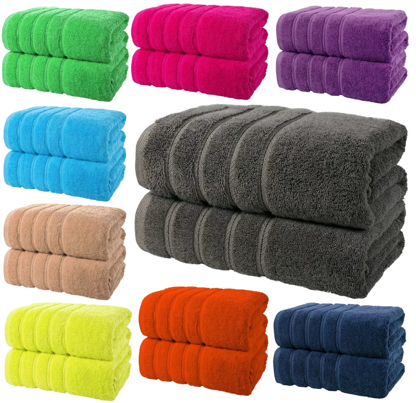 Super Jumbo Bath Sheets 800GSM Egyptian Cotton Towels