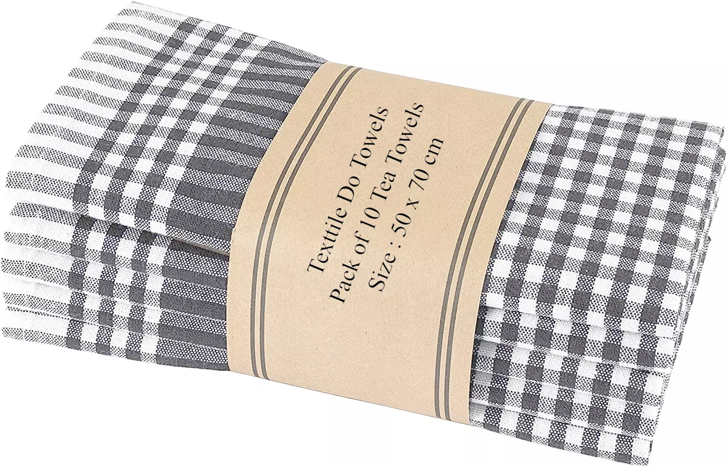 100% Cotton Terry Kitchen Towels Checkered Designed