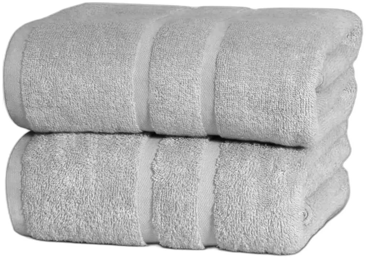 2x Luxury Extra Large Jumbo Bath Sheet Towels 100% Egyptian Cotton 600GSM Towels 100 x 200cm