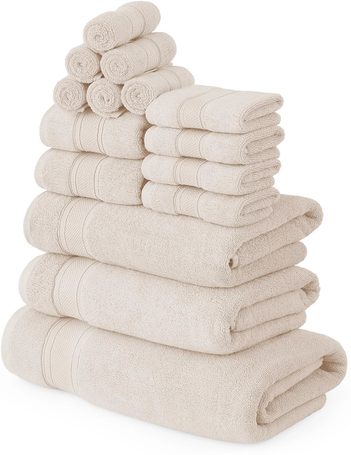 Luxury Towels Set 800 GSM Bath Sheets 100% Egyptian Cotton Face Hand Bath Towels