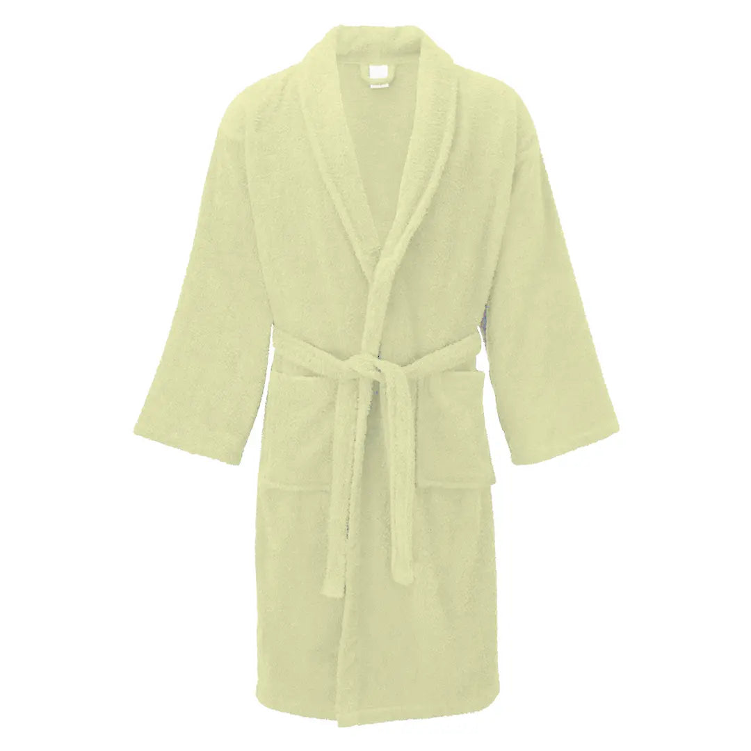 Unisex Shawl Bath Robe in 100% Egyptian Cotton Terry Towels: The Greatest Comfort Towelsbay