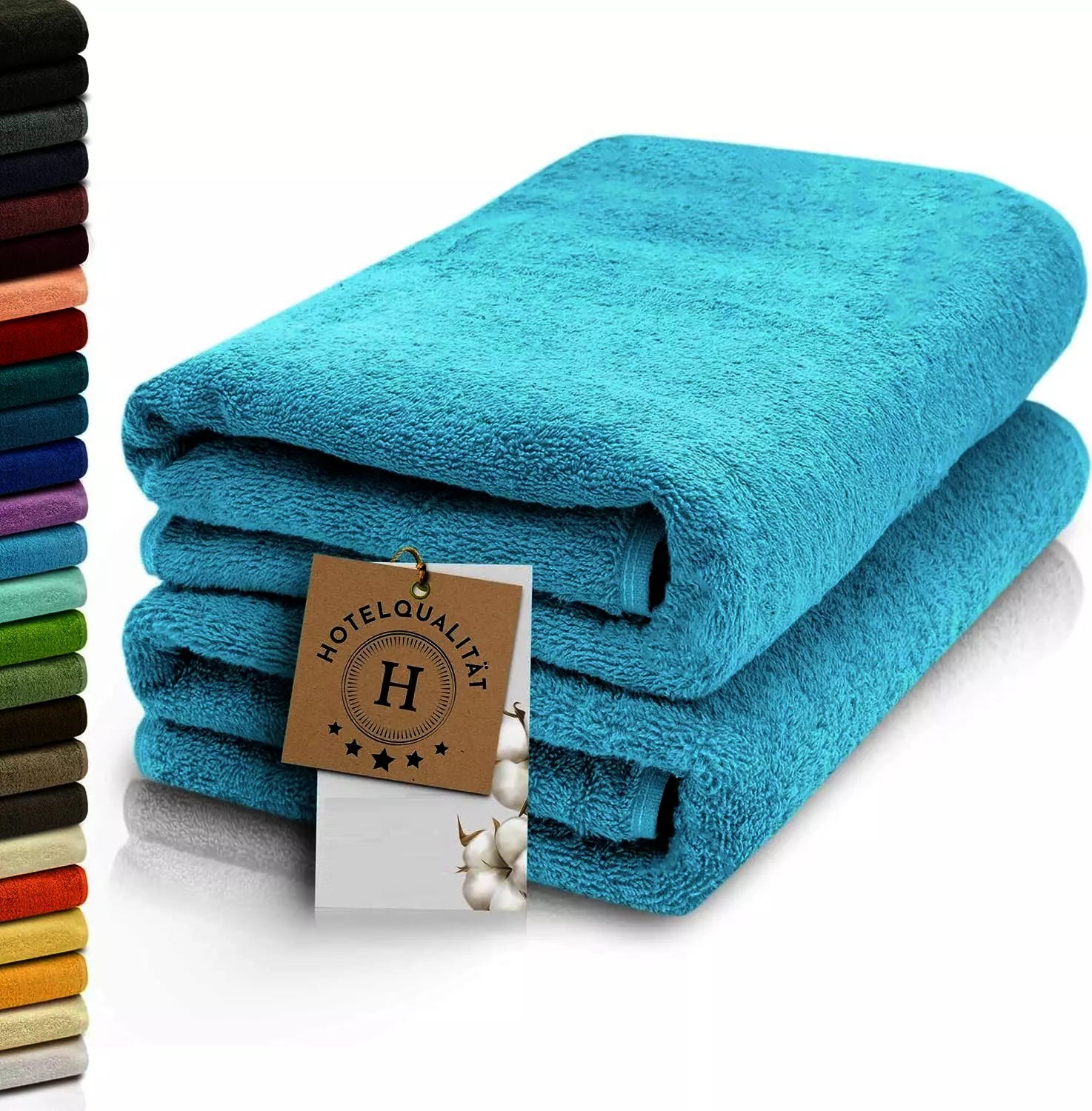 Extra Large Jumbo Bath Sheets - Premium 500GSM Cotton Towels
