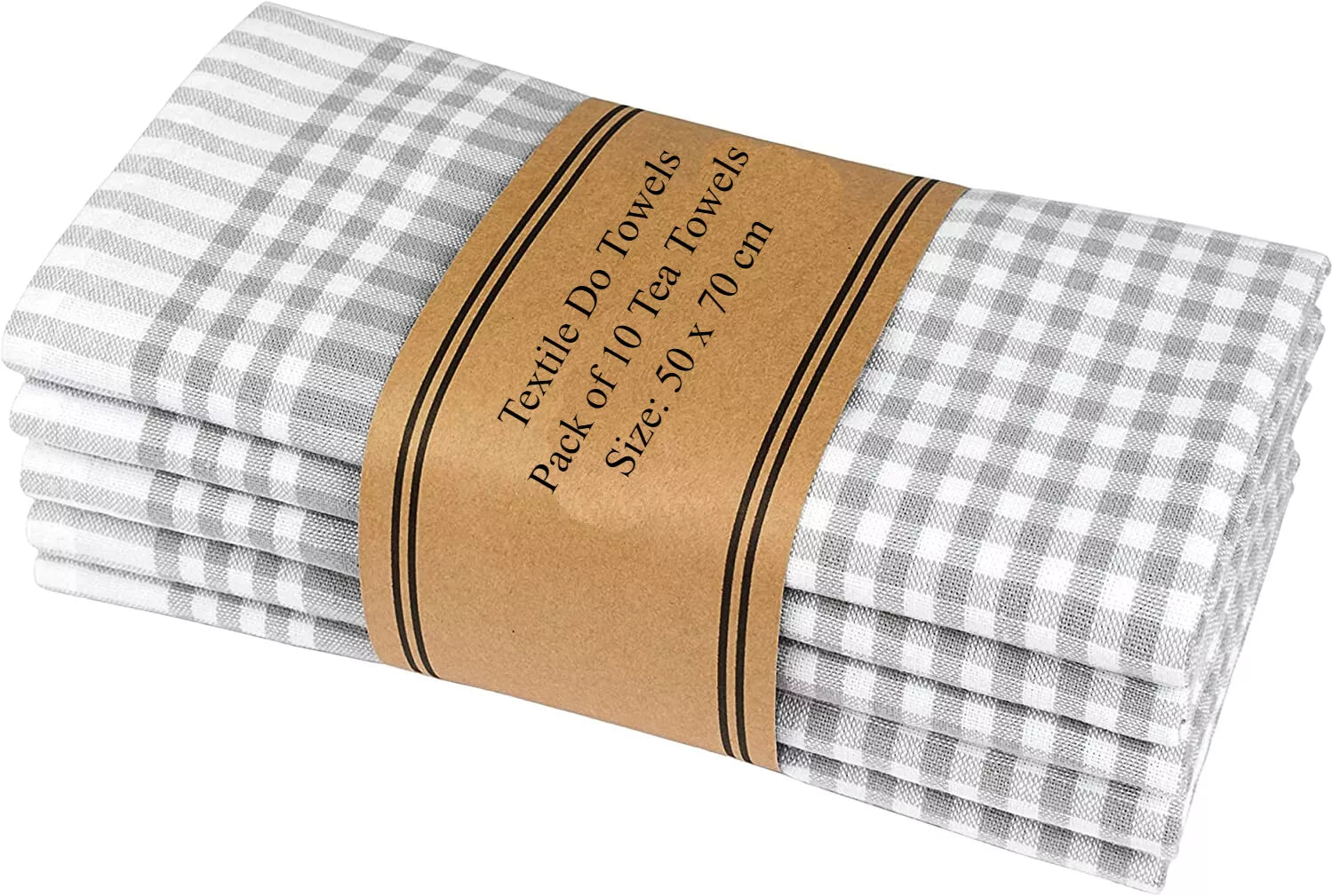 100% Cotton Terry Kitchen Towels Checkered Designed