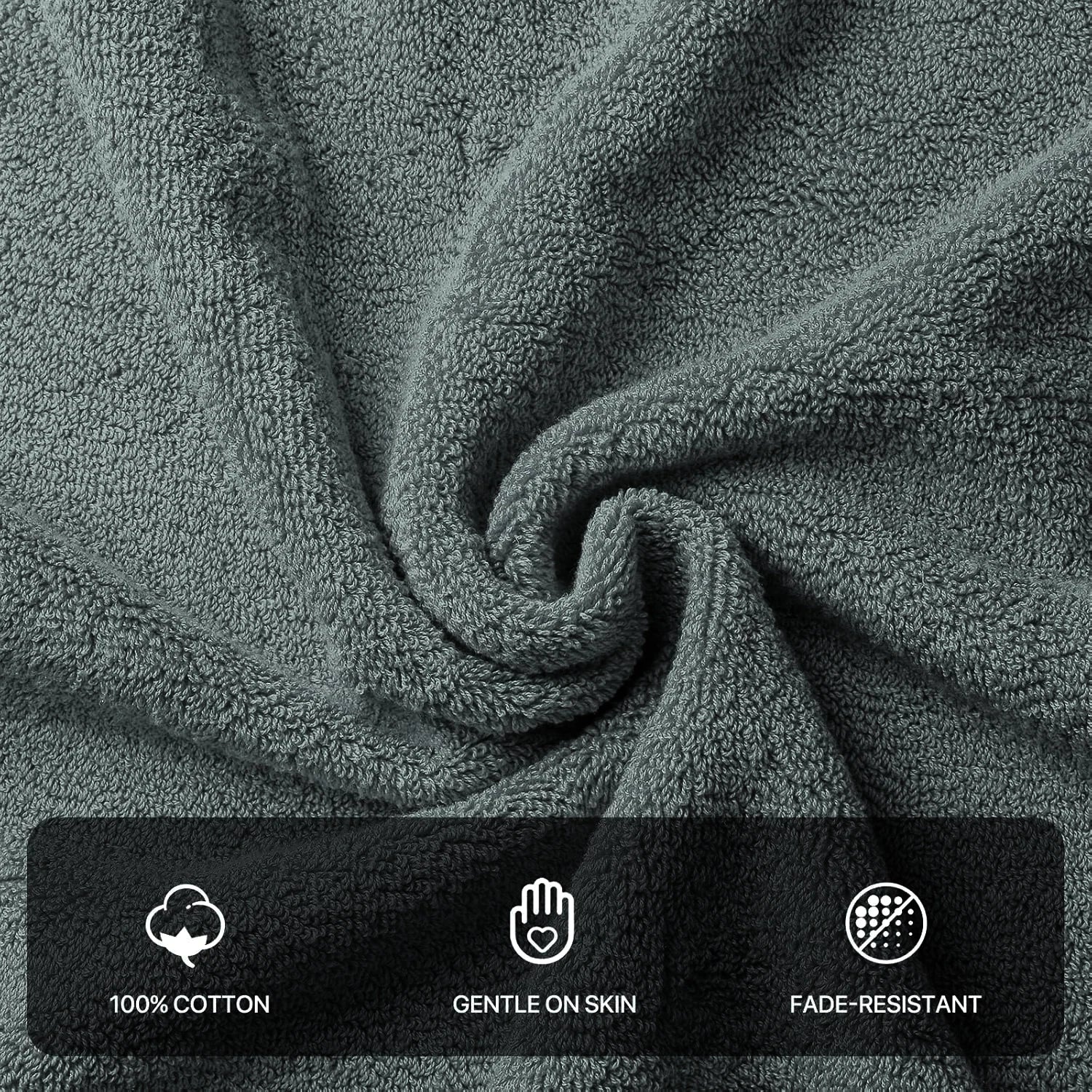 Luxury Towels Set 800 GSM Bath Sheets 100% Egyptian Cotton Face Hand Bath Towels