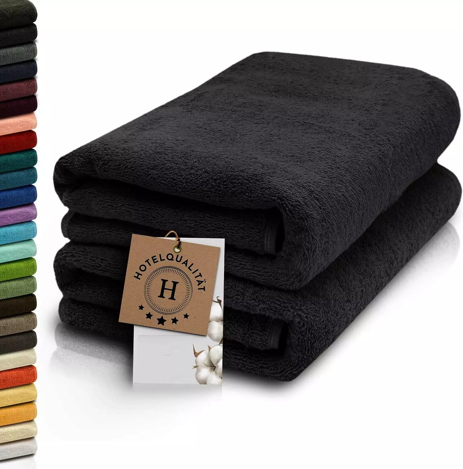 Big & Fluffy Jumbo Bath Towels - 100% Cotton 500GSM