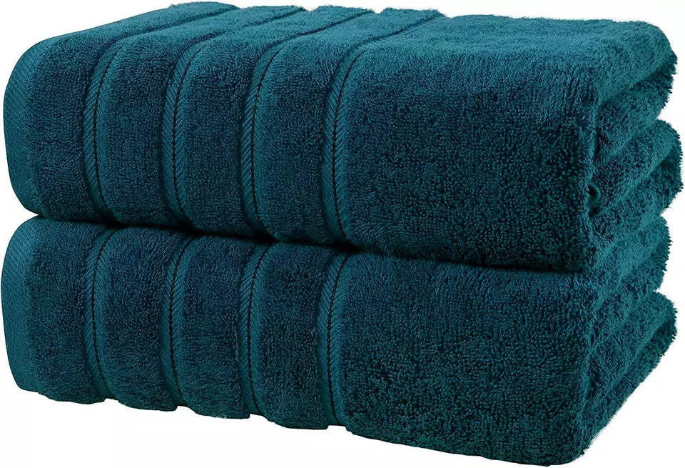 Spa-Like Comfort 800GSM Egyptian Cotton Bath Towels