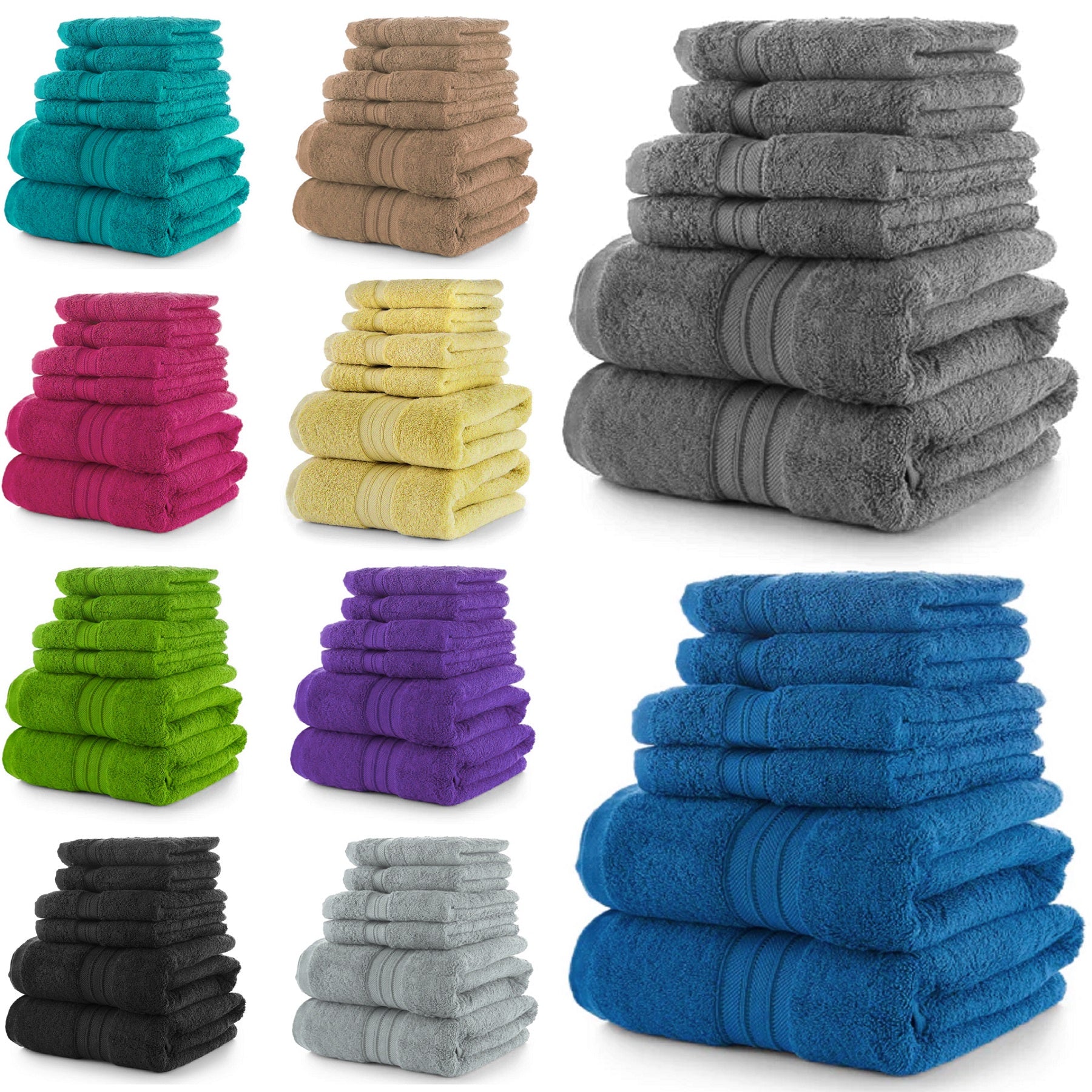 Treat Yourself to Luxury With This 4 Piece Super Soft 800 GSM Towel Set