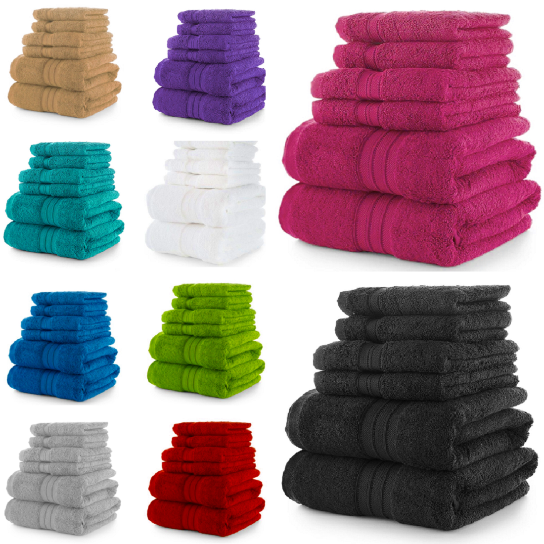 Treat Yourself to Luxury With This 4 Piece Super Soft 800 GSM Towel Set