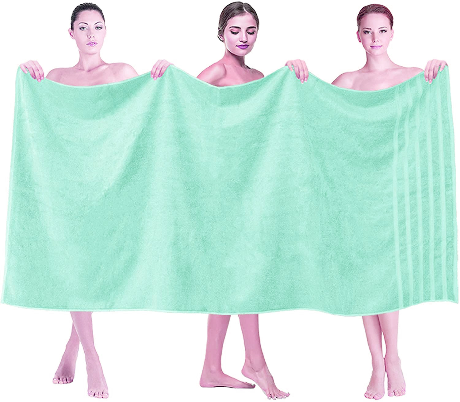 Plush XL Natural Egyptian Cotton Bath Towels with a super 600 GSM count