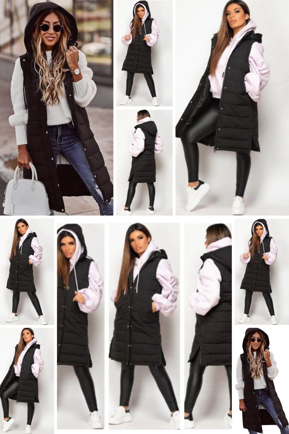 Women's Body Warmer puffer jackets - S-XL-5XL Sizes Available