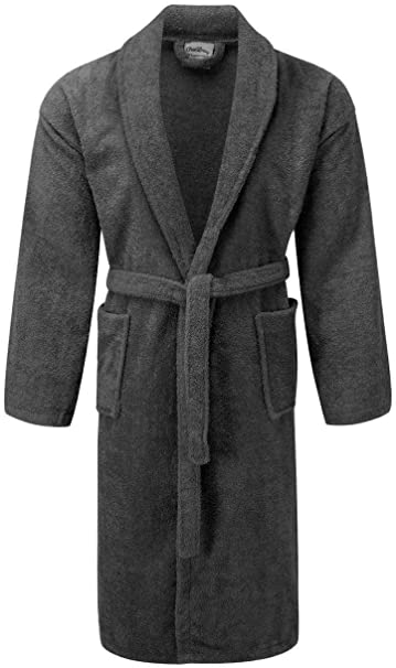 Unisex Shawl Bath Robe in 100% Egyptian Cotton Terry Towels