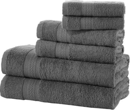 Indulge in Luxury with Our 100%Egyptian Cotton 6Piece Towel Set 700GSM