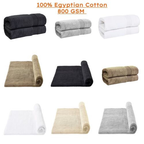 Bath towels (800 GSM) 90 x 150-cm 100% Egyptian Cotton Bath Sheet