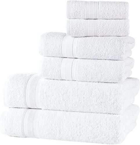 Indulge in Luxury with Our 100%Egyptian Cotton 6Piece Towel Set 700GSM